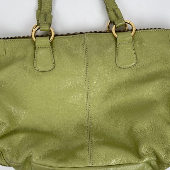 Sigrid Olsen Leather Shoulder Bag in Light Green - Picture 9 of 16